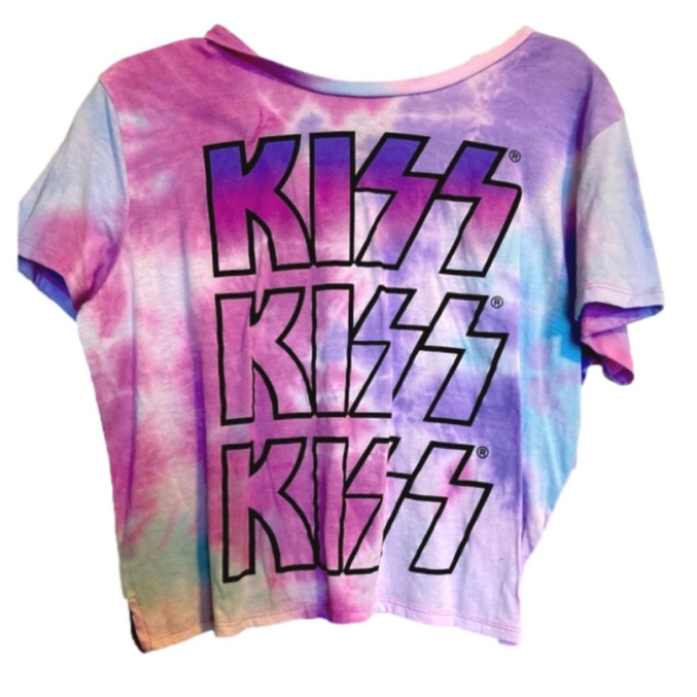 Kiss Tie Dye Crop Top